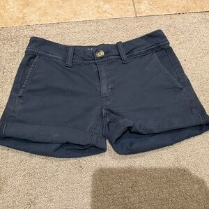 American Eagle Navy Midi shorts size 00